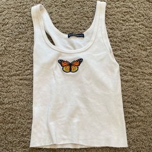 Brandy Melville butterfly tank